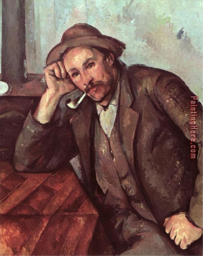Paul Cezanne The Smoker 1891 92